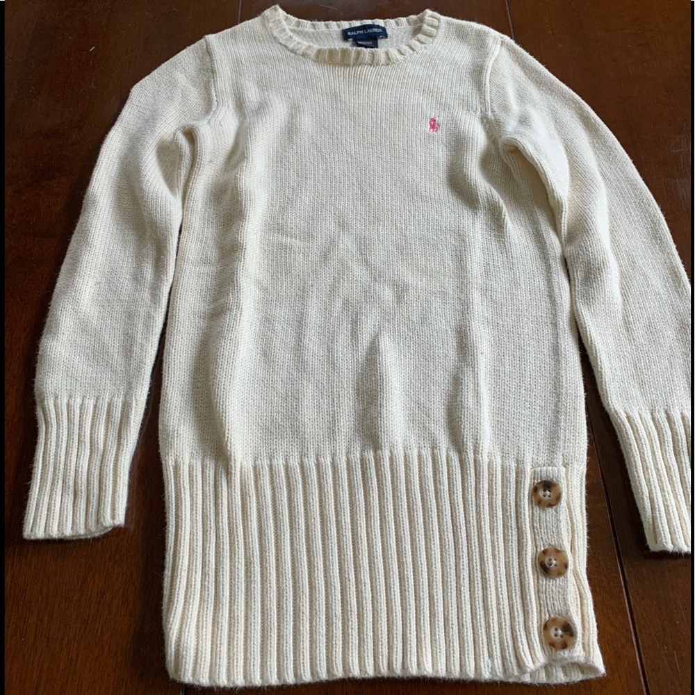 Ralph Lauren girls sweater with waist design
